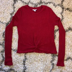 Topshop Waffle Knit Sweater